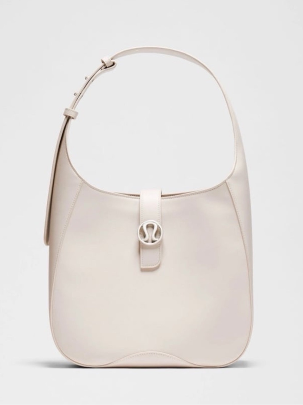 Lululemon Cactus Leather Alternative Shoulder Bag White 8L NWT Dust Bag Vegan - Picture 6 of 12